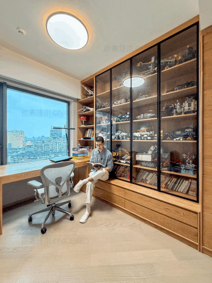 90平双书房的家,一人一间精神乌托邦 - -