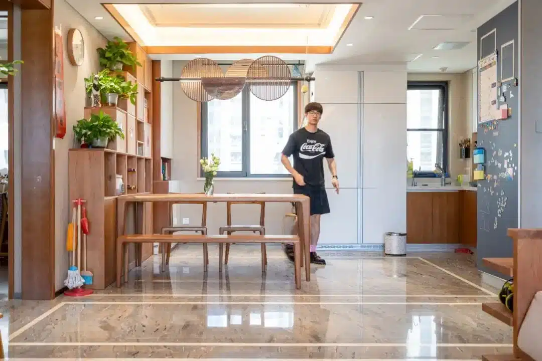 帝都140㎡四居樱桃木全屋订，榻榻米上造木屋也太可了吧！