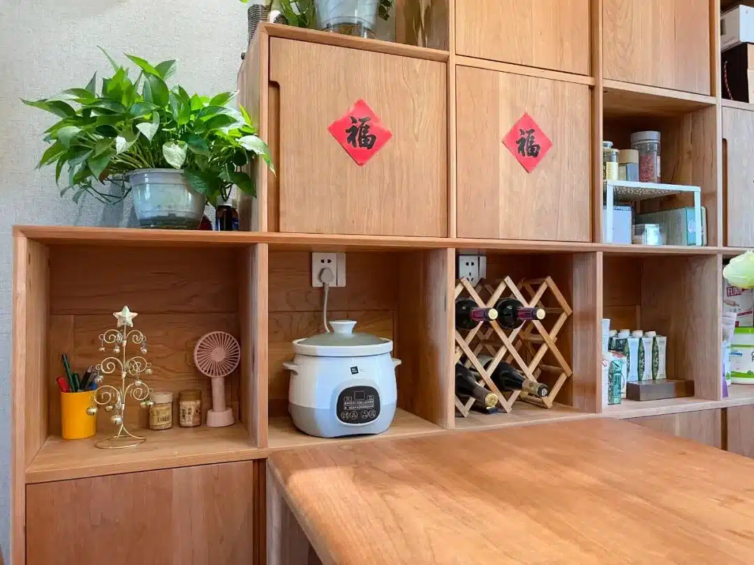 帝都140㎡四居樱桃木全屋订，榻榻米上造木屋也太可了吧！