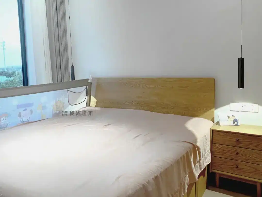 魔都三居全屋订，莫兰迪灰墙客厅果然与黑胡桃是绝配