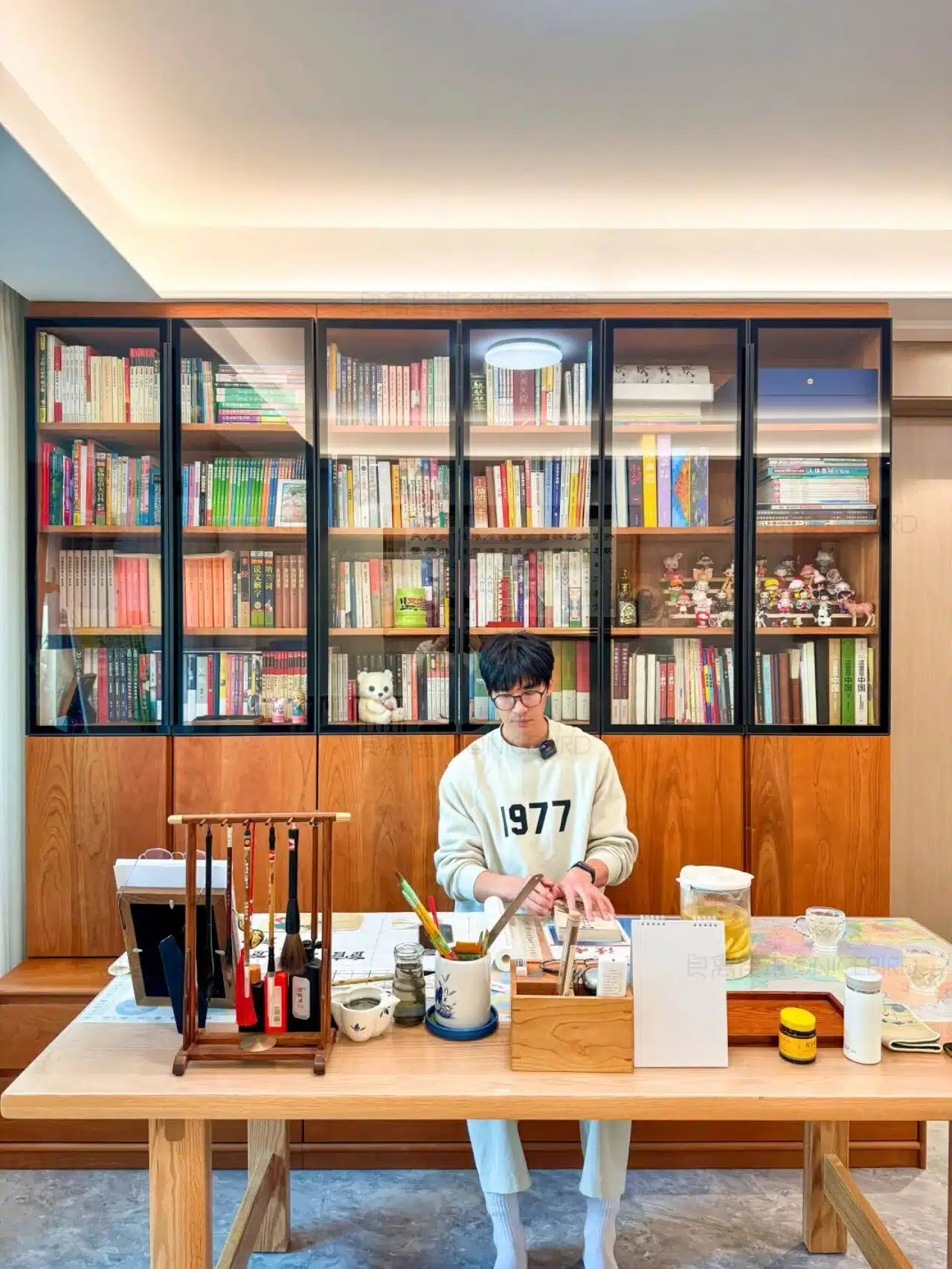 小户型扩容！北京两居室打造真·客厅图书馆