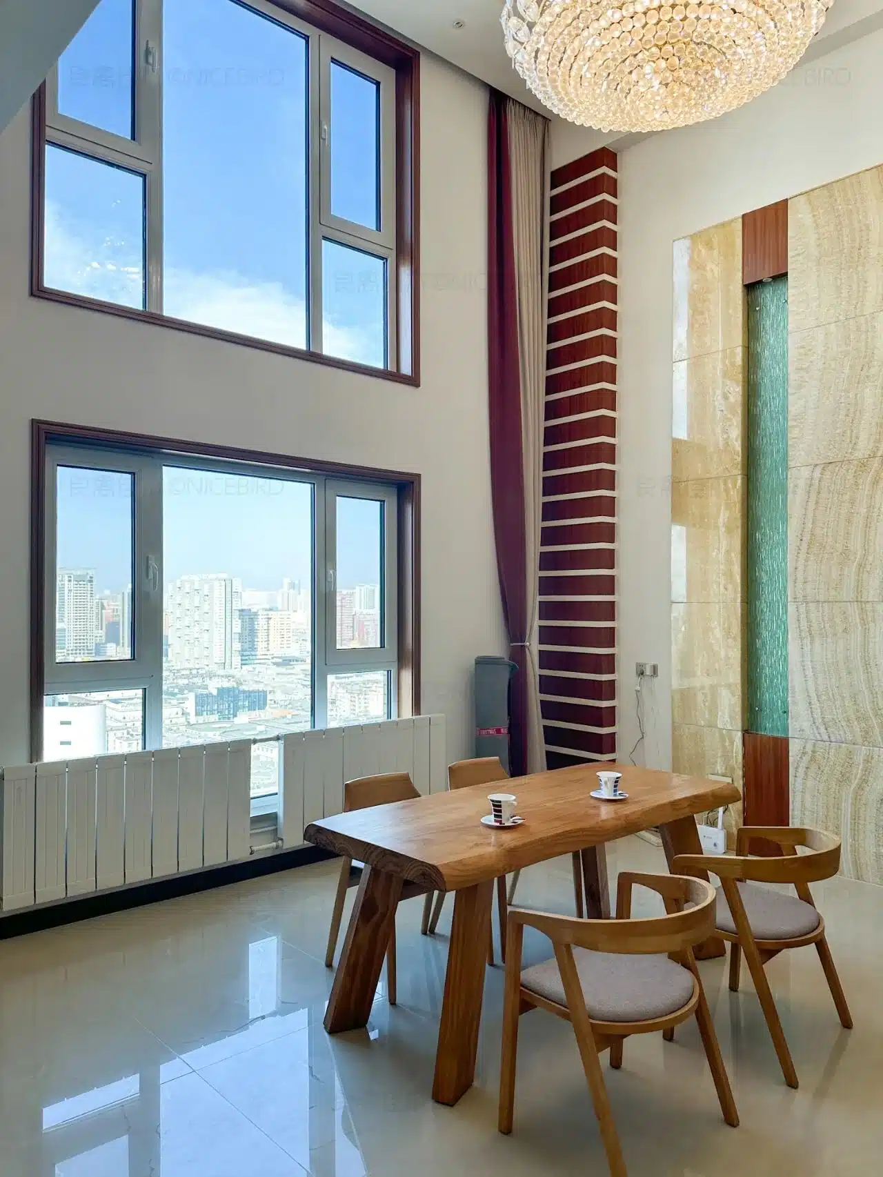 不动硬装，老旧客厅变高级书房！2.8米滑梯书柜增趣味