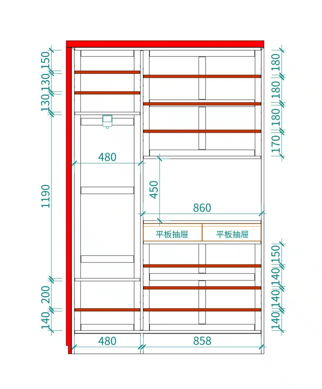 越用越认可|北京业主三次增补,最终完成全屋樱桃木定制的理想家 37 图片